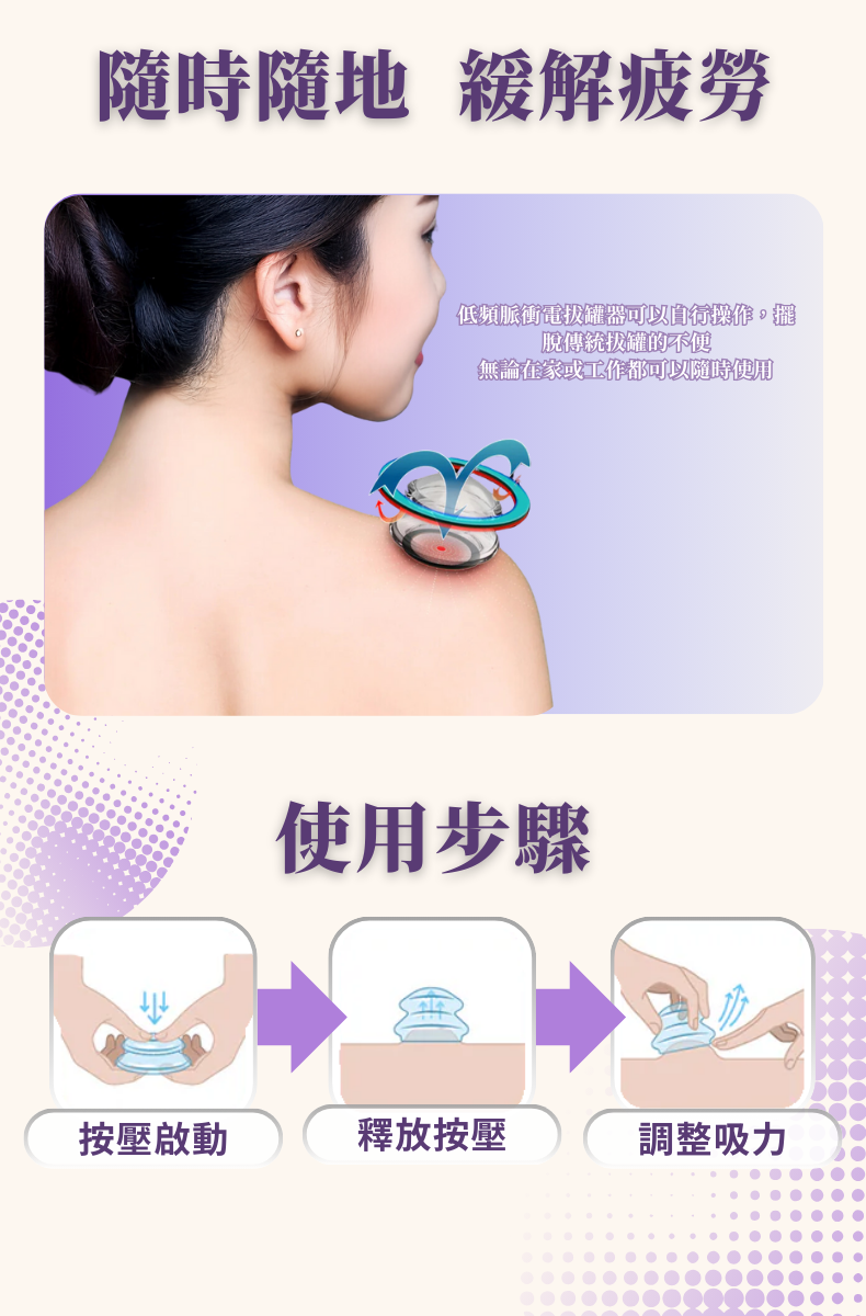 綠島-專利低頻脈衝電磁拔罐器EC800 | 100%食品級矽膠材質|中醫健康 | 電拔罐 | FDA 認證