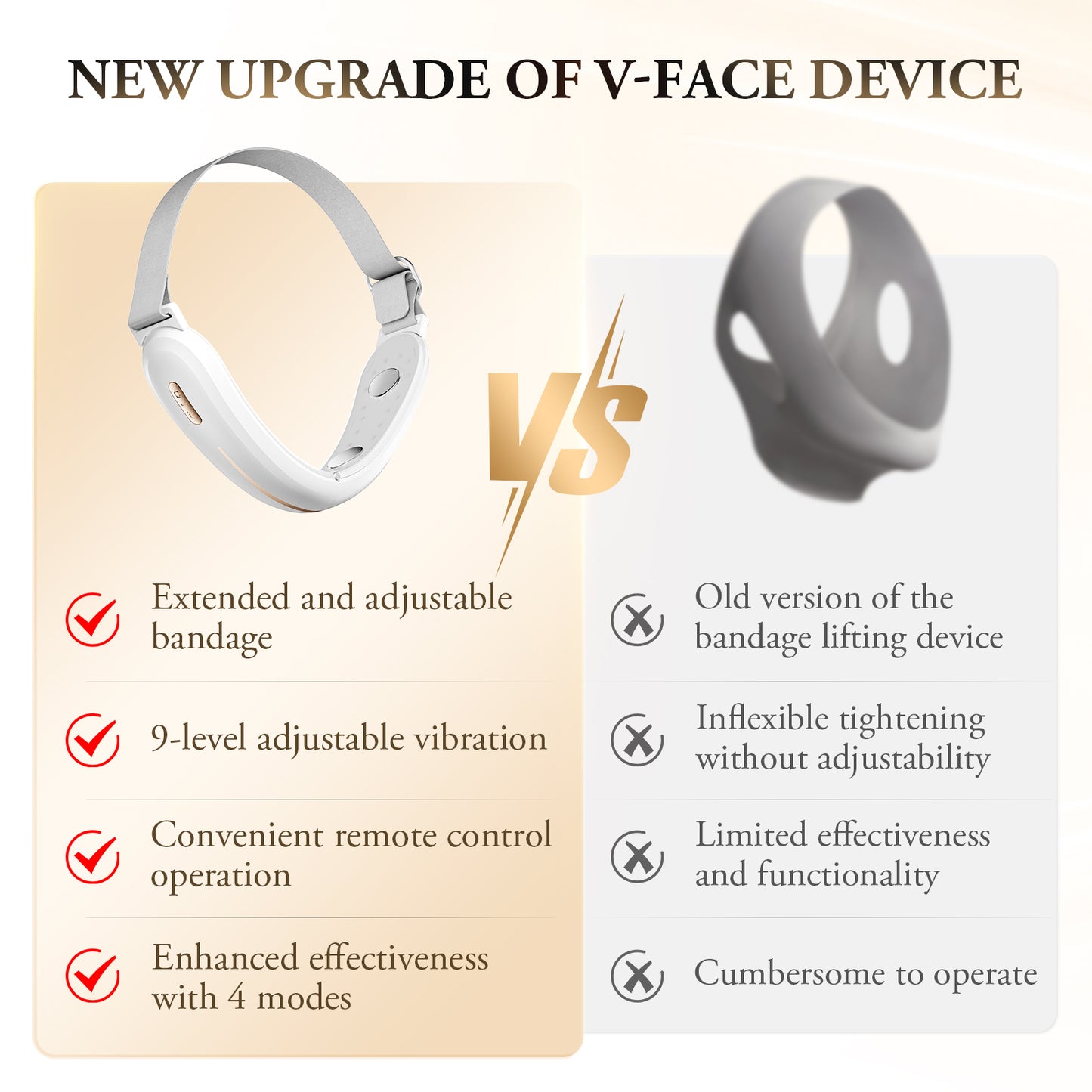 ANLAN - Shining V Face Device 閃耀四極V臉儀 01-AVLY41-02A|面部按摩器|美容機|臉部按摩器|瘦面機|瘦臉機|小顏美顏器