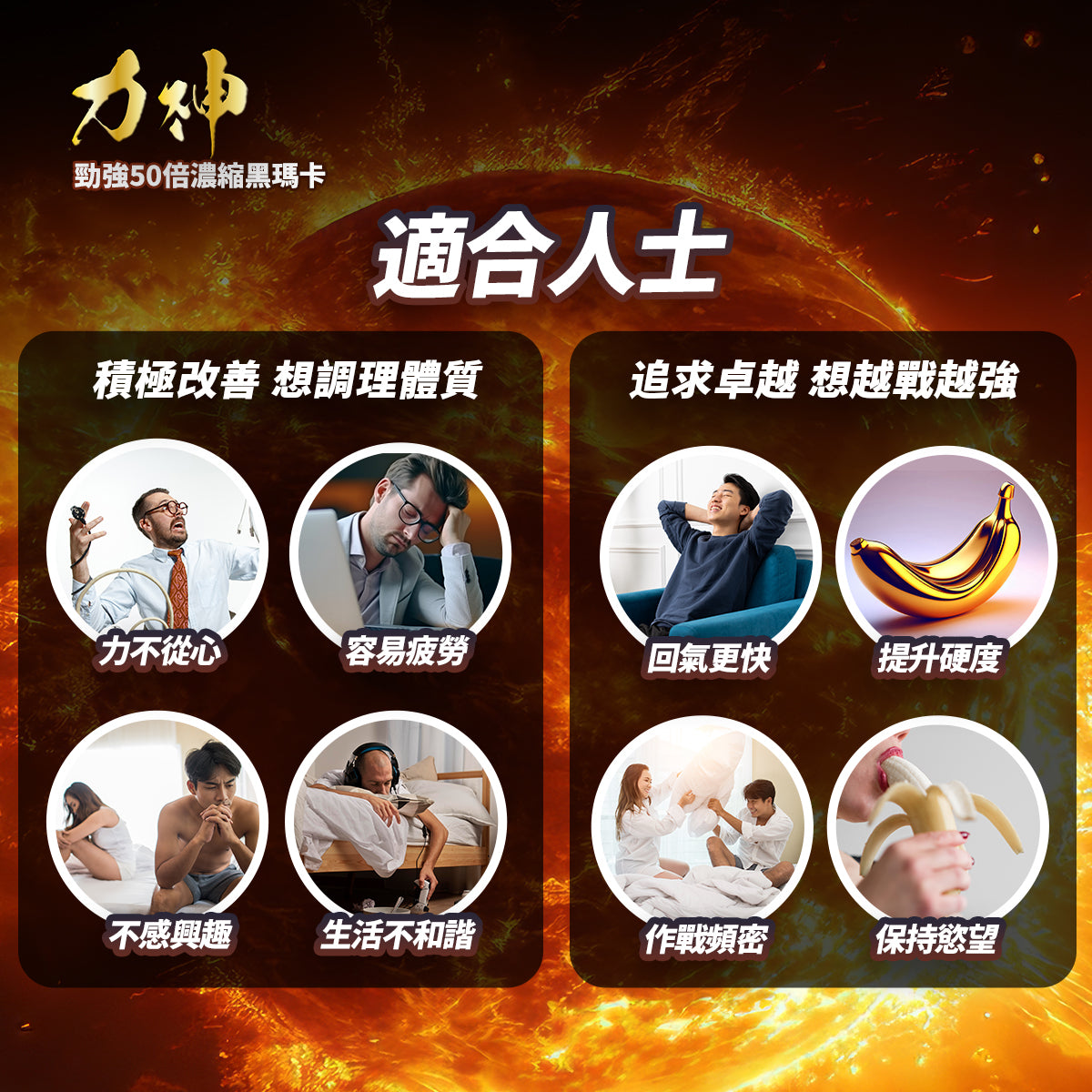 力神-【1樽裝 50:1】 勁強黑瑪卡濃縮50:1配方 瑪卡持久爆發男士機能激發慾望| 溫和版偉哥 |黑瑪卡 |秘魯人蔘|性價比最高推薦
