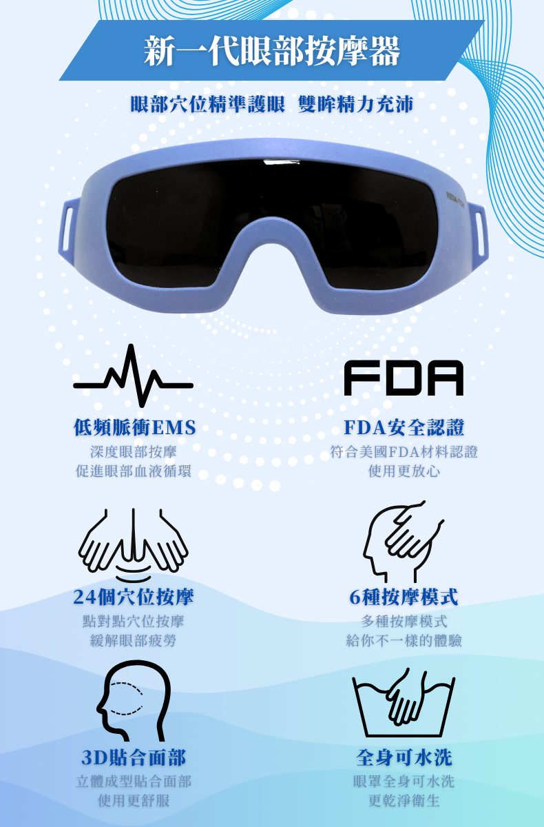 Greenisland-低頻脈衝眼部護理儀 EPE-10 | FDA Approval | CE Approval | CFDA Approval | 中醫健康 | 眼部護理儀 | 專利 |視力疲勞 | 近視 | 飛蚊症