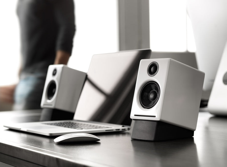 Audioengine A2+ 2025升級版 主動式立體聲藍牙書架喇叭-白色 Audioengine A2+ (AptX HD version, Type C) Power Wireless Speaker - White
