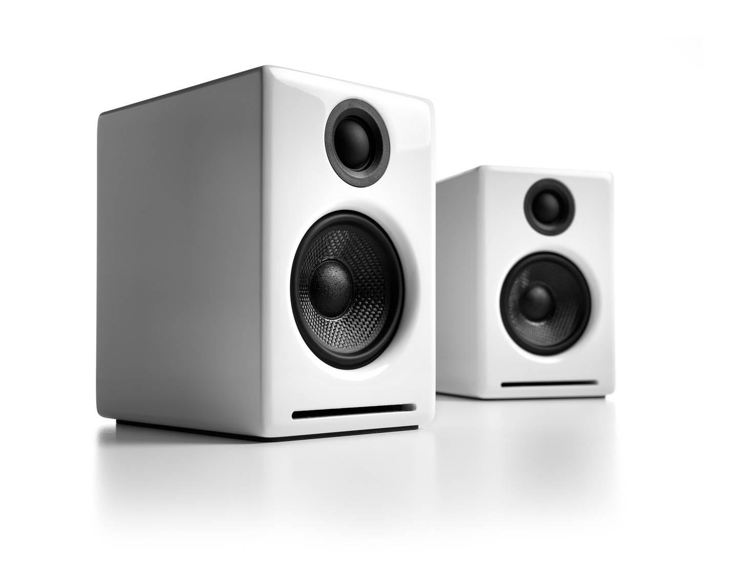 Audioengine A2+ 2025升級版 主動式立體聲藍牙書架喇叭-白色 Audioengine A2+ (AptX HD version, Type C) Power Wireless Speaker - White