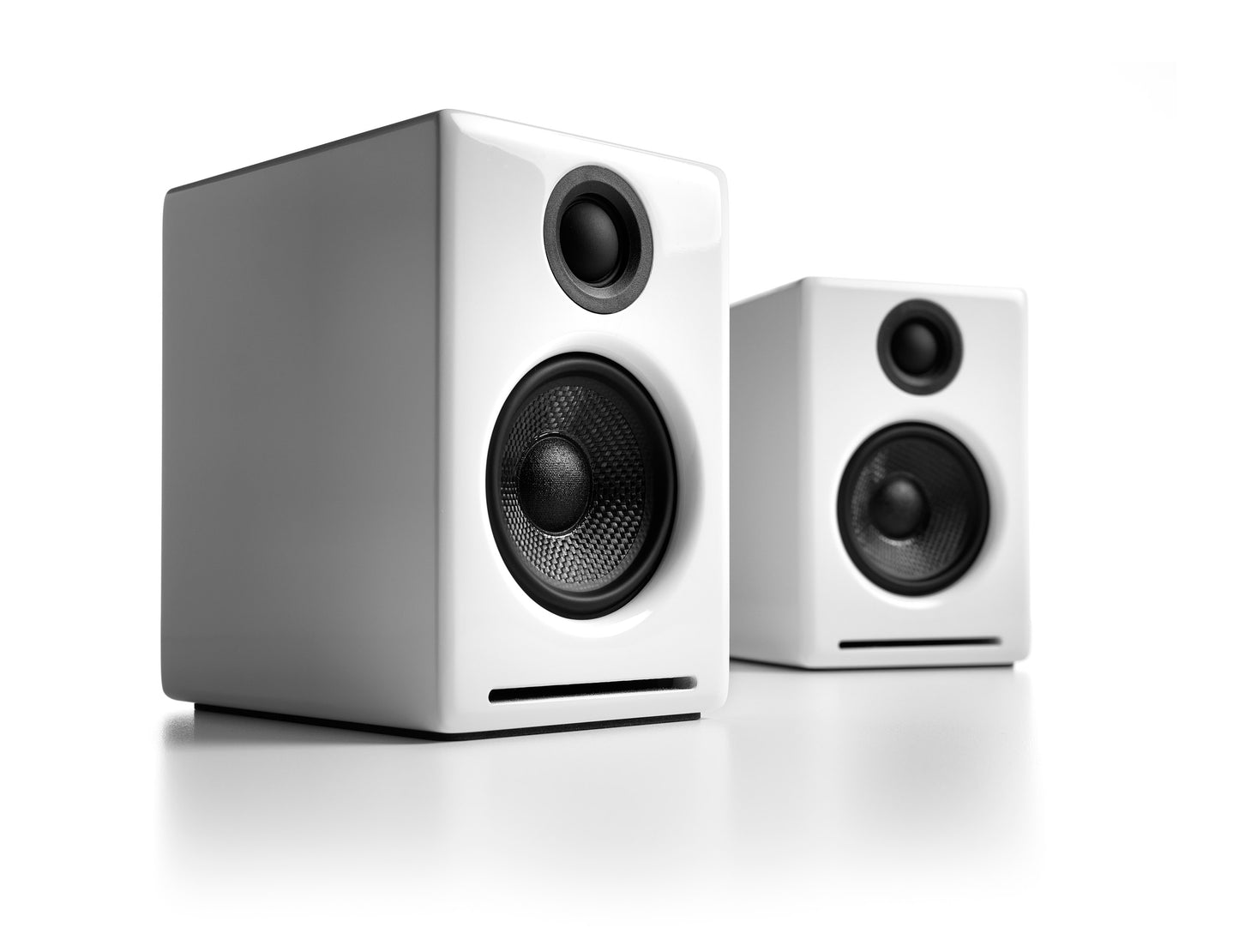 Audioengine A2+ 2025升級版 主動式立體聲藍牙書架喇叭-白色 Audioengine A2+ (AptX HD version, Type C) Power Wireless Speaker - White