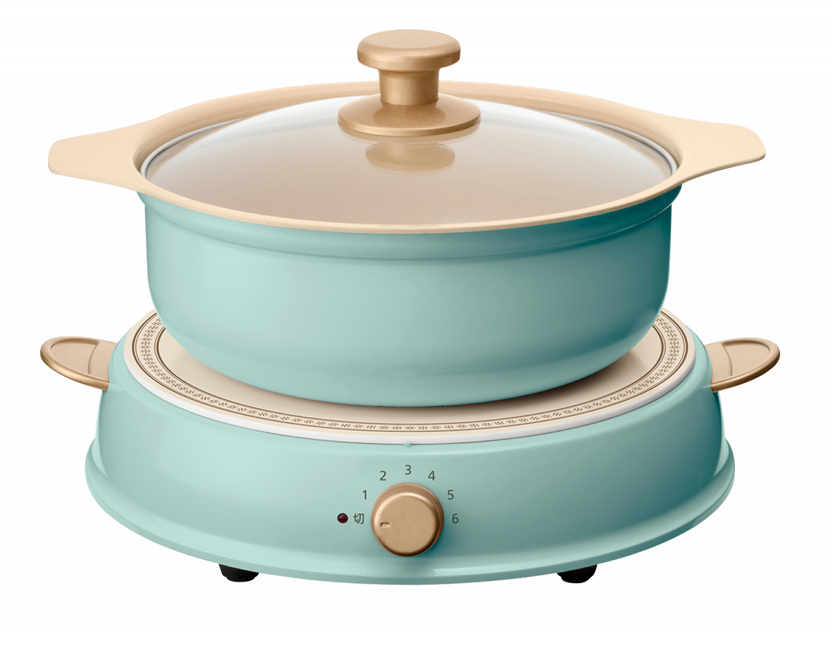 IRIS OHYAMA - IHLP-R14C Ricopa IH 電磁爐多功能電鍋(湖水藍) IRIS OHYAMA