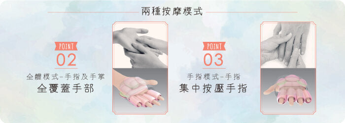 Lourdes - 升級版溫感手部按摩器 AX-HXL1806 (粉色) 【香港行貨】