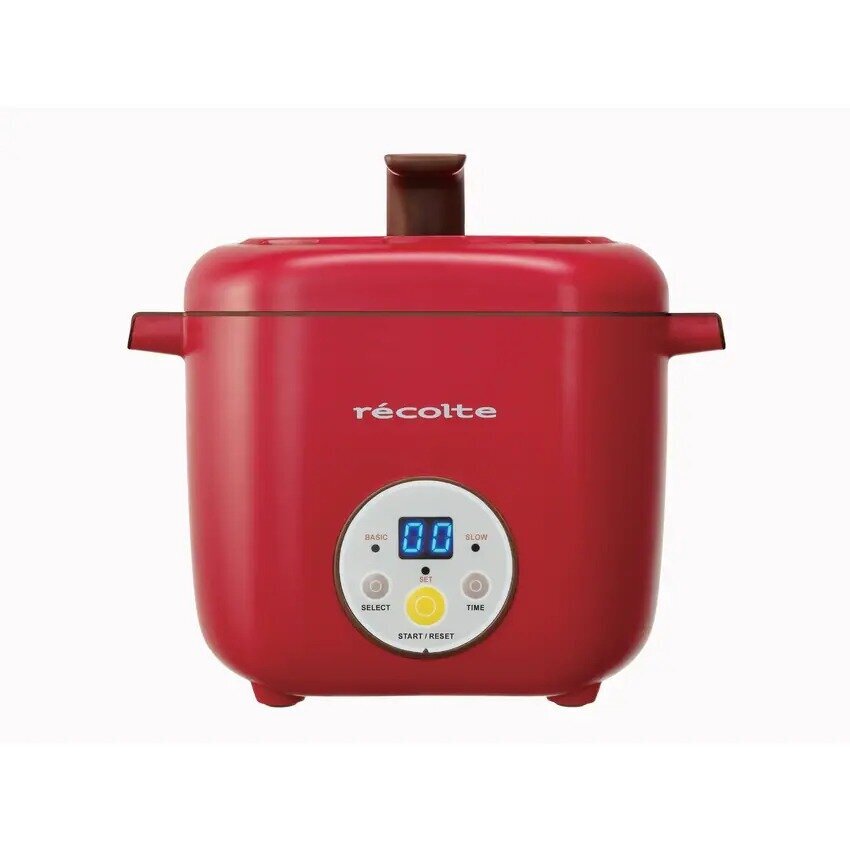 récolte - CotoCoto 日式電飯煲(紅色)RHC-1C|陶瓷內膽|健康電飯煲|多功能電鍋|雙層電飯煲|陶瓷電飯煲|日式電飯煲|陶瓷內膽電飯煲