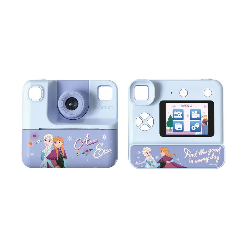 【BEST GIFT FOR KIDS】Kids Instant Print Camera | Kids Thermal Print Camera | for 3-12 Years Kids | Frozen Elsa and Anna | Iron Man【送給孩子的最佳禮物】兒童印刷相機 | 冰雪奇緣艾莎和安娜 | 鋼鐵俠 I-SMART