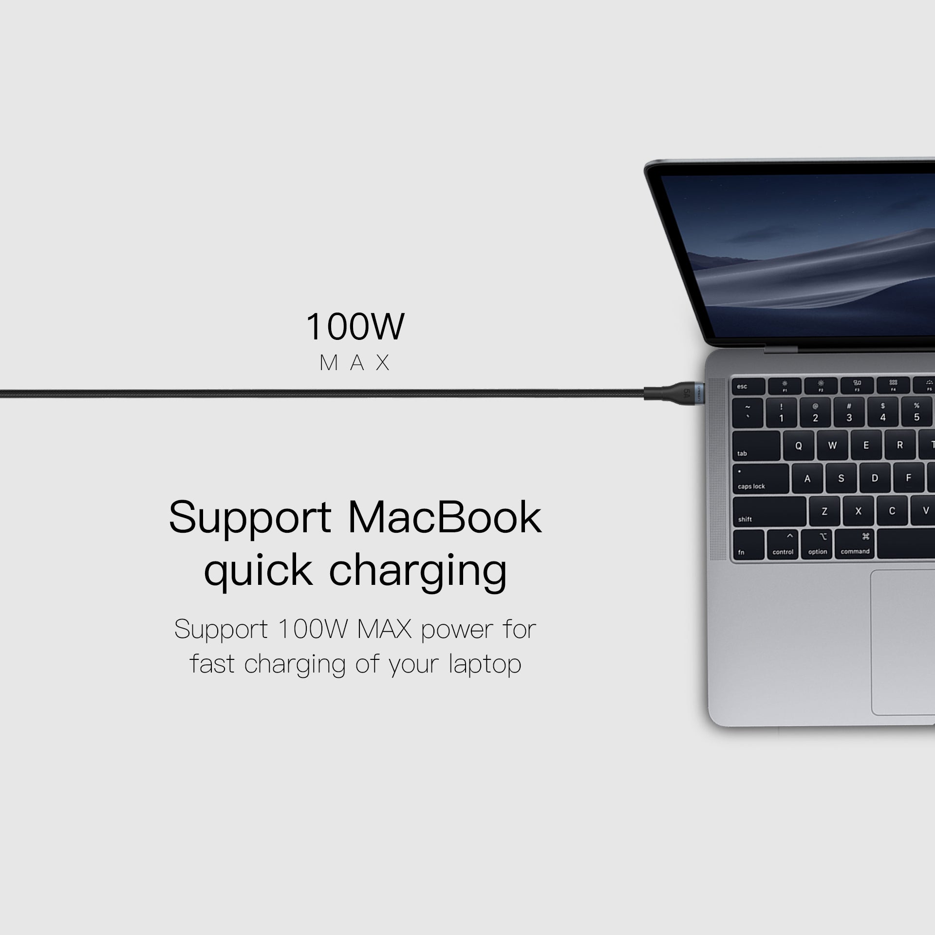 Orsen - S6 快充100W 5A線 (Type-C to C) Orsen