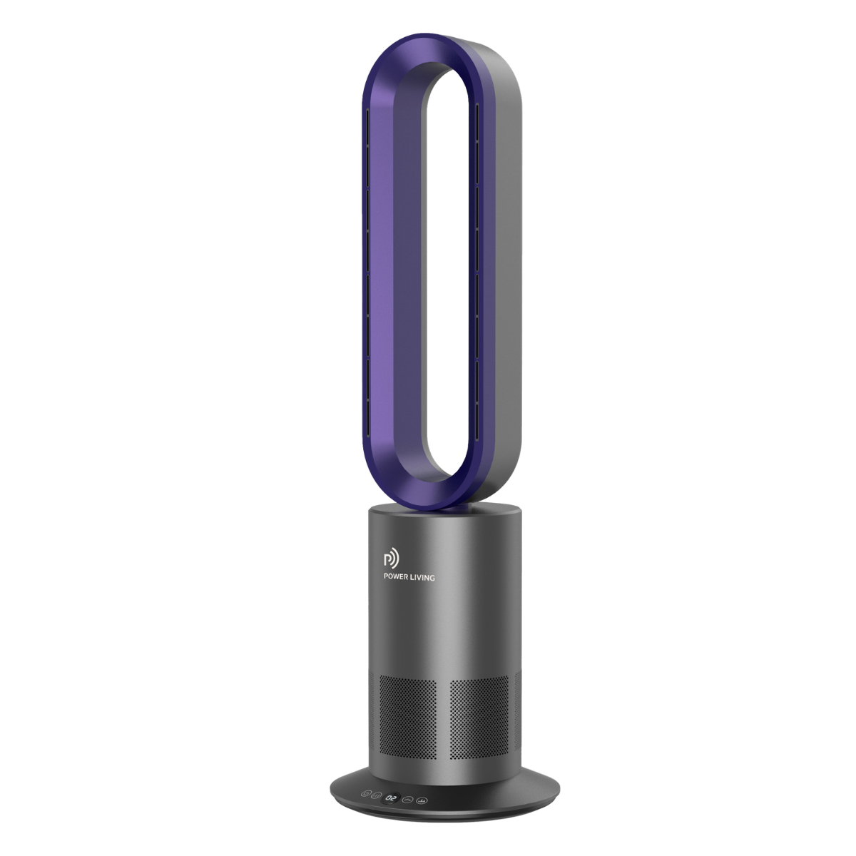 Power Living - 超大風量冷暖二合一無葉座地風扇 2-in-1 Cool & Hear Bladeless Tower Fan - TP-08 Plus