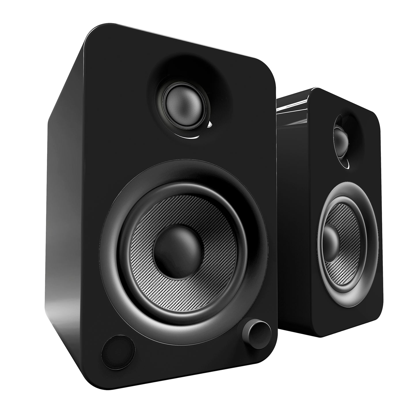 Kanto - YU4 Audiophile DAC AK4388 Decoder Bluetooth Active Speaker Bamboo Color