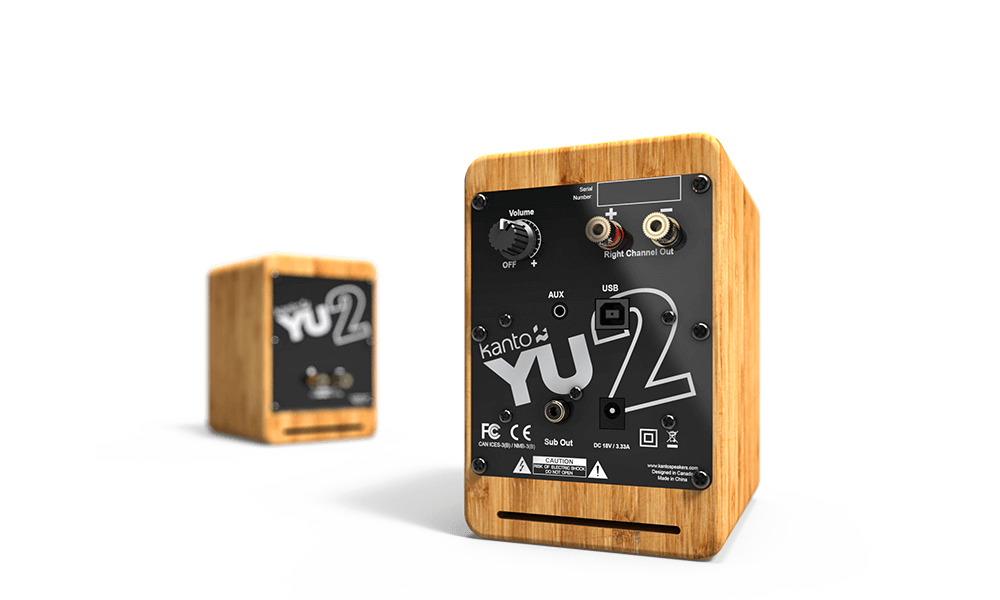 Kanto - YU2 發燒級TI PCM2704有源喇叭(竹子原木色)【香港行貨】