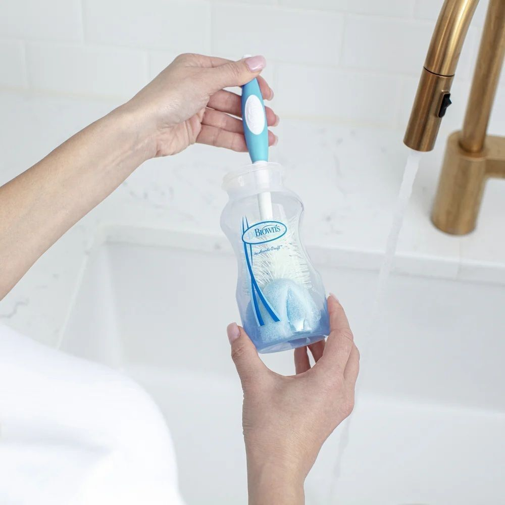 Dr. Brown's - 兩用奶樽清潔刷 - 藍色DR-700 Bliss