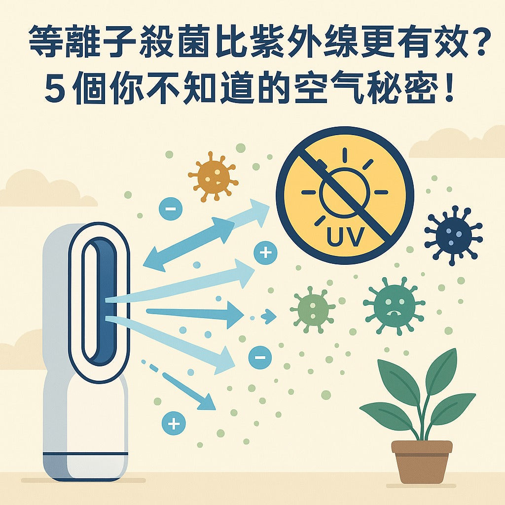 等離子殺菌比紫外線更有效？5個你不知道的空氣淨化秘密