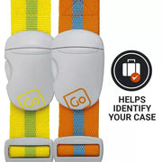 Go Travel LUGGAGE STRAP 170cm long x 4cm  wide (Yellow/Orange) 177.101