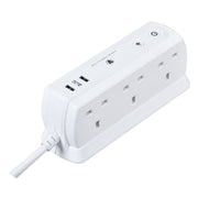 Masterplug - SRGDU62MW2 6插位 2xUSB 2米拖板 Masterplug