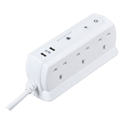 Masterplug - SRGDU62MW2 6插位 2xUSB 2米拖板