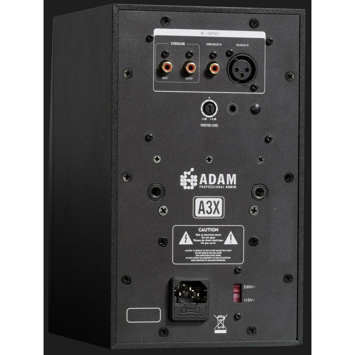 Adam Audio - A3X - 80W 有源監聽喇叭 一對（門市現貨）