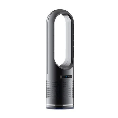 iHomey - Air Purifying Heating and Cooling Bladeless Fan Can Turn Up and Down Gray AM-048JR-GY [Hong Kong Licensed Product]