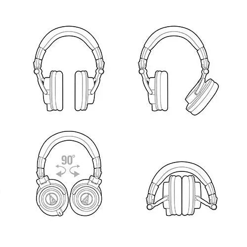 Audio Technica - ATH-M50x - 專業監聽耳筒