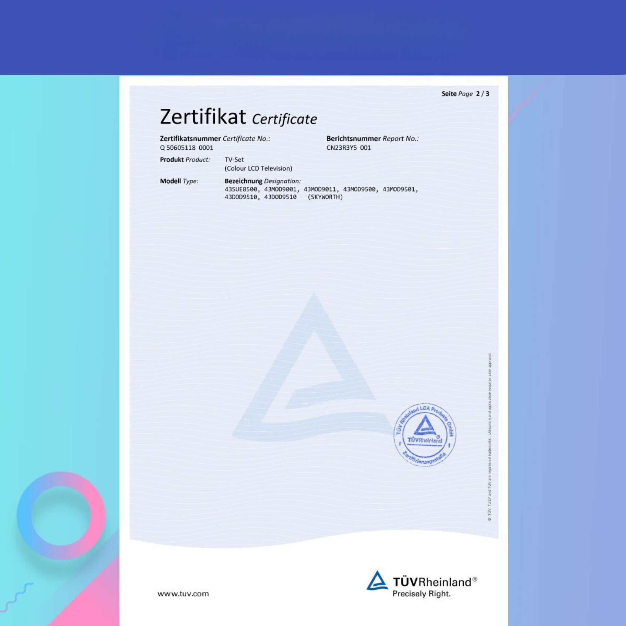 Skyworth 創維 - 43SUE8500 120Hz 43" 4K Google TV 4K UHD 智能電視