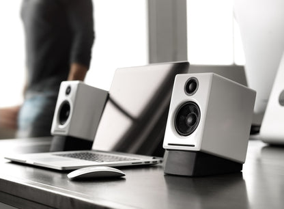 Audioengine A2+ 2025升級版 主動式立體聲藍牙書架喇叭-白色 Audioengine A2+ (AptX HD version, Type C) Power Wireless Speaker - White