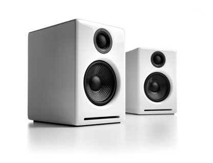 Audioengine A2+ 2025升級版 主動式立體聲藍牙書架喇叭-白色 Audioengine A2+ (AptX HD version, Type C) Power Wireless Speaker - White