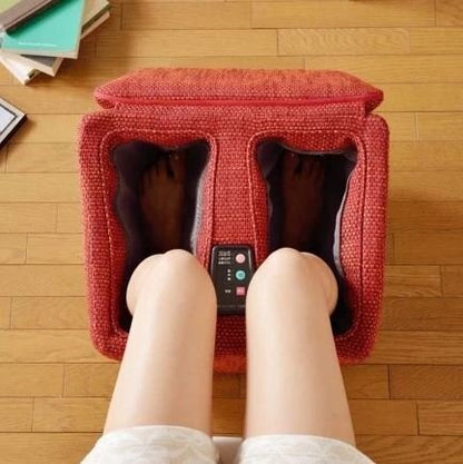 Lourdes - [Hong Kong licensed goods] Legs relaxing massage chair (red) AX-HXL174N