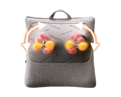 Lourdes - [Hong Kong licensed goods] 3D massage cushion AX-HCL310 (dark gray)