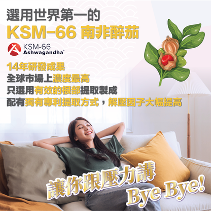 川御 - 壓力の御守（60粒裝）保健品｜補充品｜健康食品｜營養補充劑｜膳食補充劑｜南非醉茄｜舒緩壓力｜放鬆｜睡眠改善｜印度人參｜醉茄內酯｜草本營養品