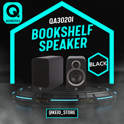 Q Acoustics - QA3020i Bookshelf Speaker (Black) [Hong Kong Licensed]