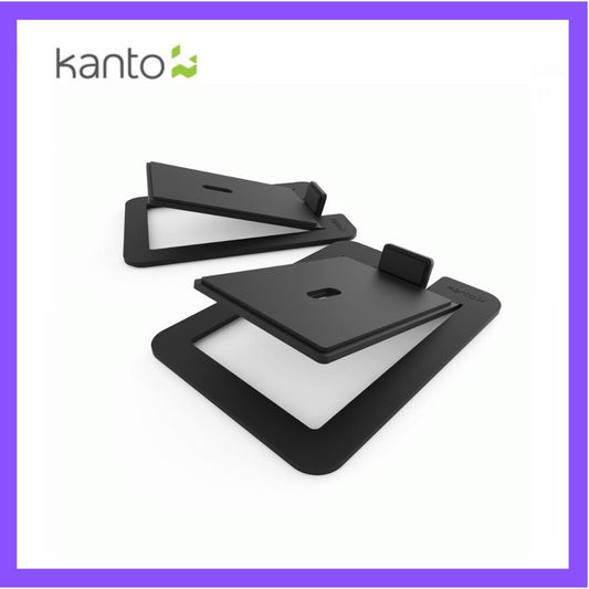 Kanto - S6 桌面音響喇叭揚聲器腳架/支架 一對 （黑色）-適用於YU6/TUK 【香港行貨】