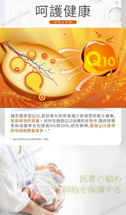 明治藥品 - 保護心臟氧化型輔酶 Q10（60粒裝）｜護心保健品｜能量補健品｜補充輔酶｜抗氧化｜心臟｜營養補充品｜營養補充劑｜健康食品｜補健品｜補品｜營養