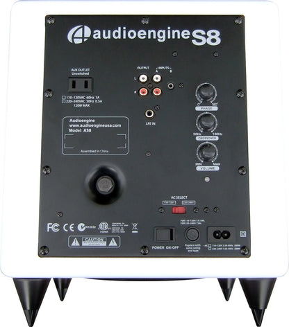 audioengine - 【香港行貨】S8 Powered Subwoofer 低音喇叭 (白色)