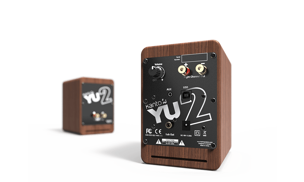 Kanto - YU2 發燒友TI PCM2704 有源喇叭（胡桃木色）