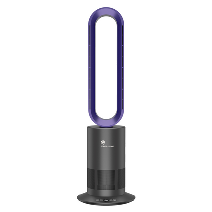 Power Living - 超大風量冷暖二合一無葉座地風扇 2-in-1 Cool & Hear Bladeless Tower Fan - TP-08 Plus
