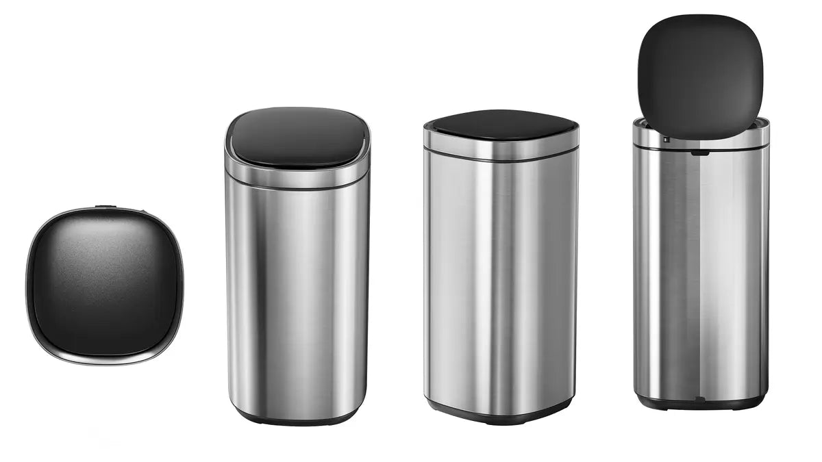 Homfel - 臭氧殺菌彩虹智能感應垃圾桶 Homfel