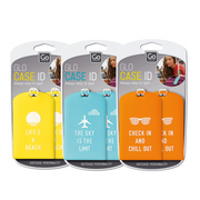 Go Travel - GLO Case ID 行李牌（藍色/ 兩件裝）GO_TRAVEL-162 Go Travel