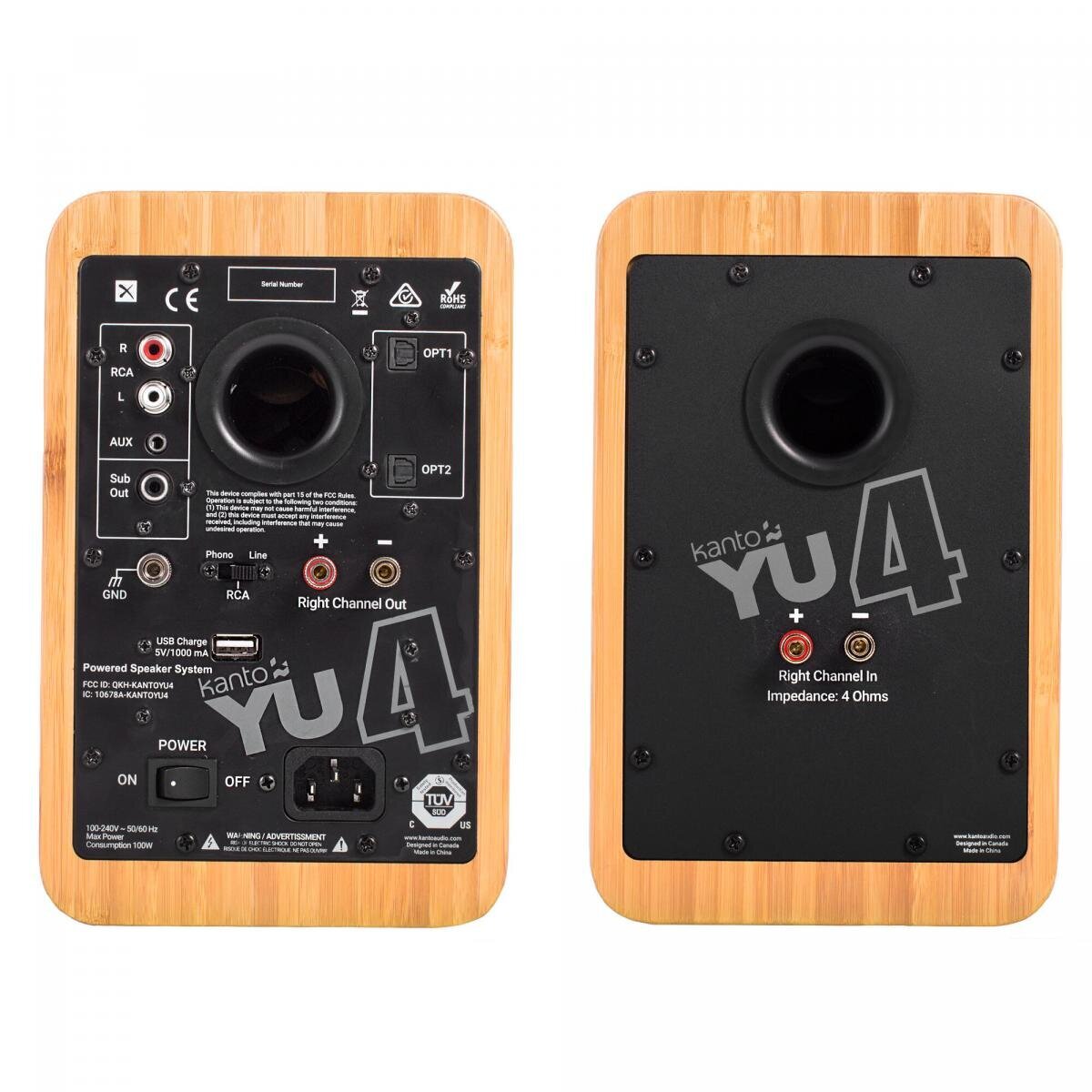 Kanto - [5色可選] YU4 發燒級DAC AK4388解碼藍牙有源喇叭 (指定正價產品) Kanto
