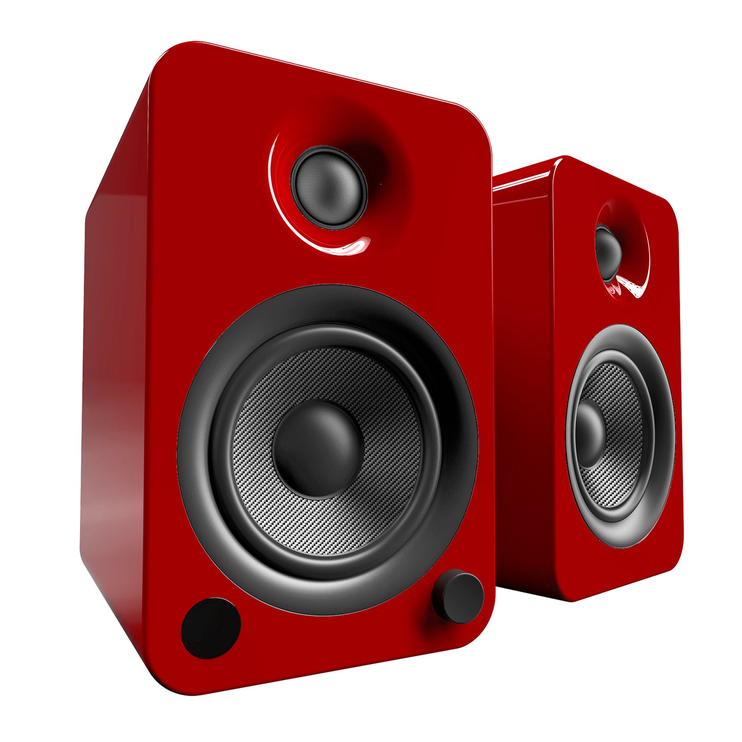 Kanto - YU4 Audiophile DAC AK4388 Decoder Bluetooth Active Speaker Bamboo Color