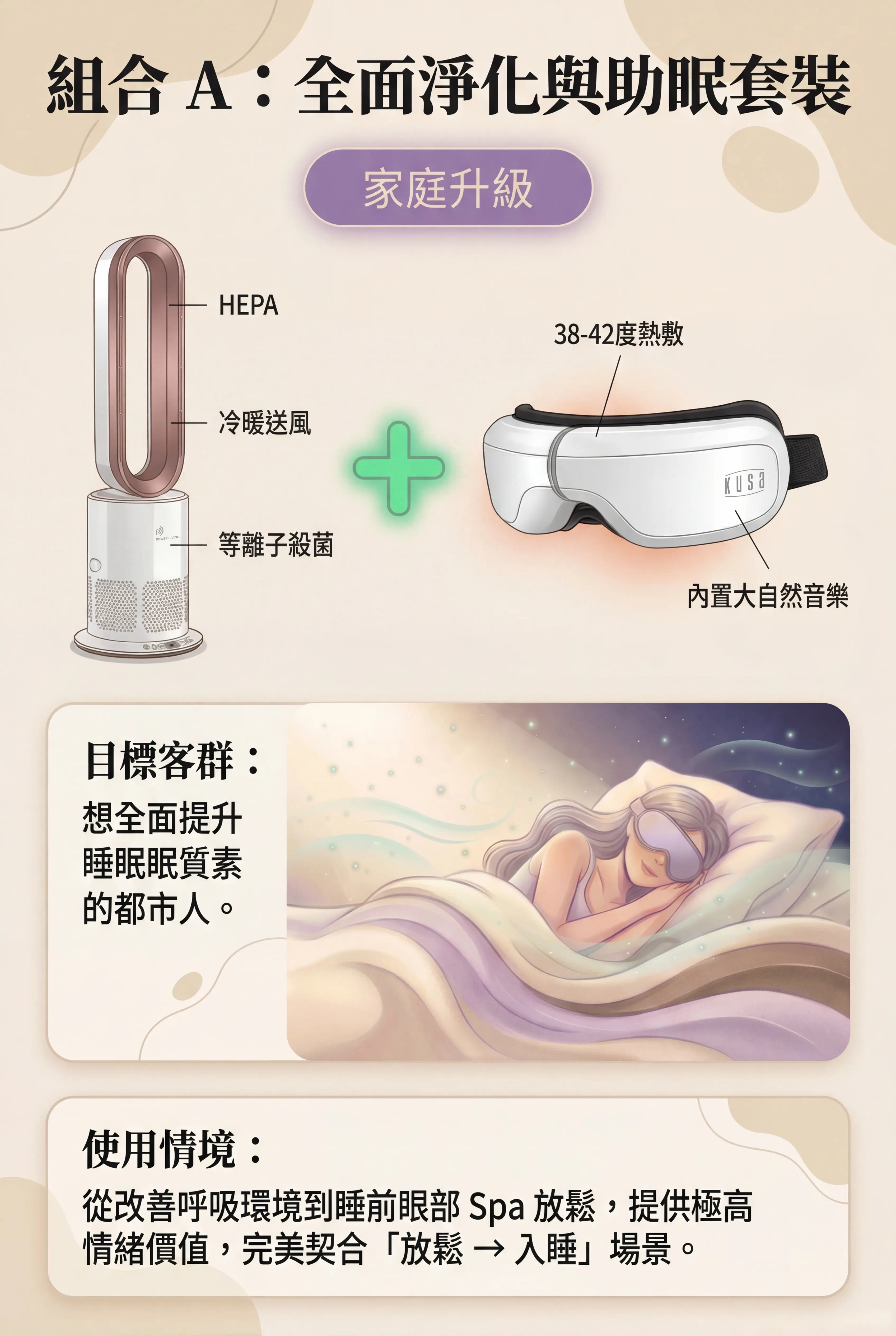 「居家森林風」舒眠套裝 A