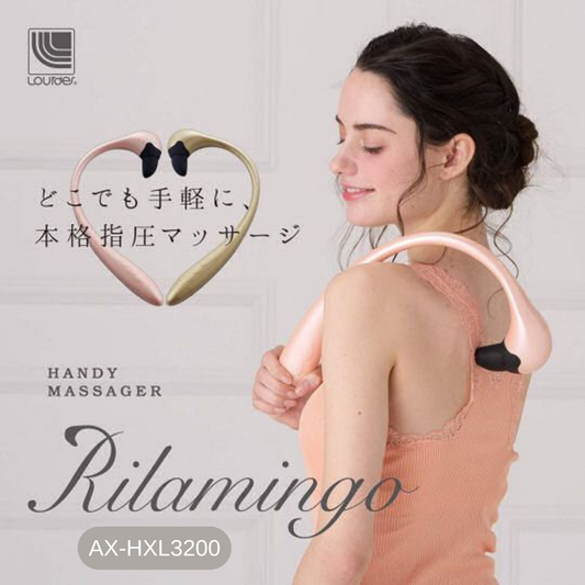 Lourdes - 【香港行貨】火鶴造型手持震動按摩器 RILAMINGO (粉紅色)