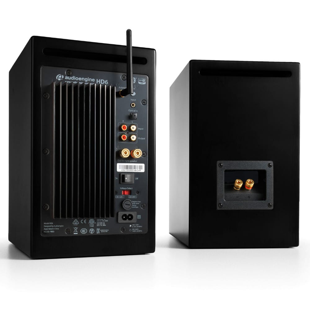 Audioengine - HD6 藍牙有源喇叭（黑色）桌上喇叭｜音響｜音箱｜擴聲器｜音樂播放器｜藍牙喇叭｜書架喇叭