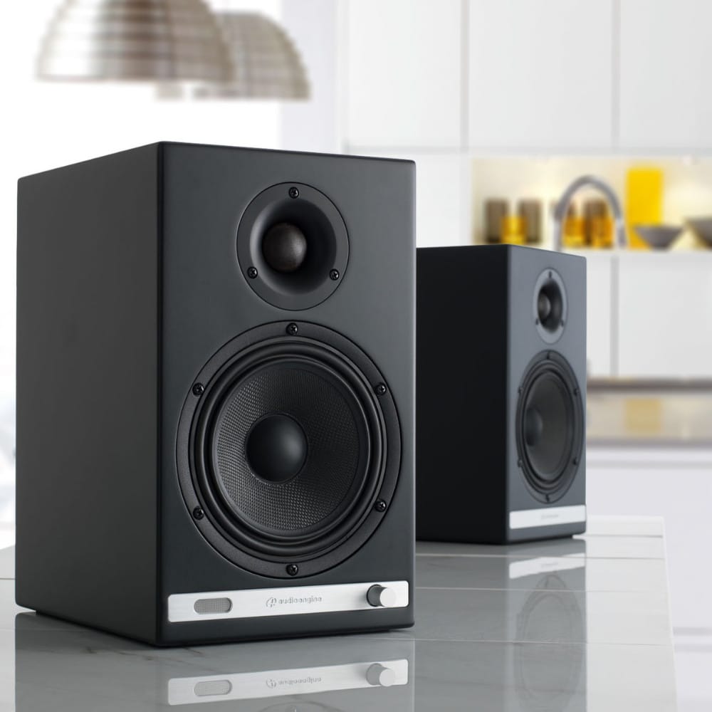Audioengine - HD6 藍牙有源喇叭（黑色）桌上喇叭｜音響｜音箱｜擴聲器｜音樂播放器｜藍牙喇叭｜書架喇叭