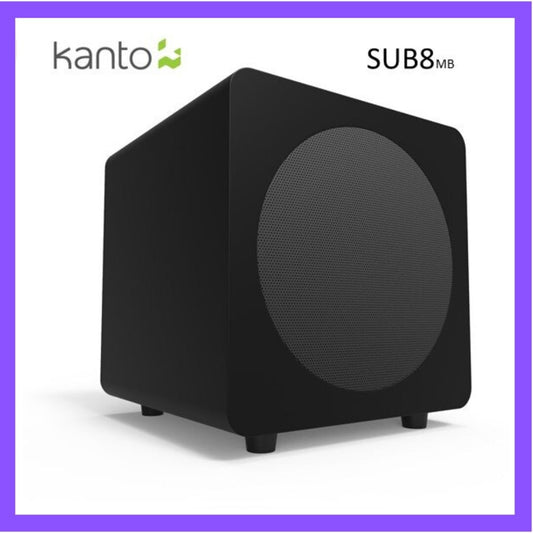 Kanto - SUB8 有源低音炮啞光黑色SUB8MB