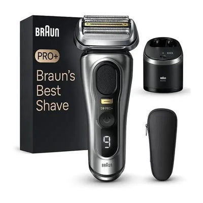 百靈牌 - Braun Series 9 9667CC 男士乾濕兩用電動鬚刨 (銀色)｜電鬚刨｜剃鬚刨｜剃鬚刀｜電動剃鬚刀  鬚刨｜【平行進口貨】