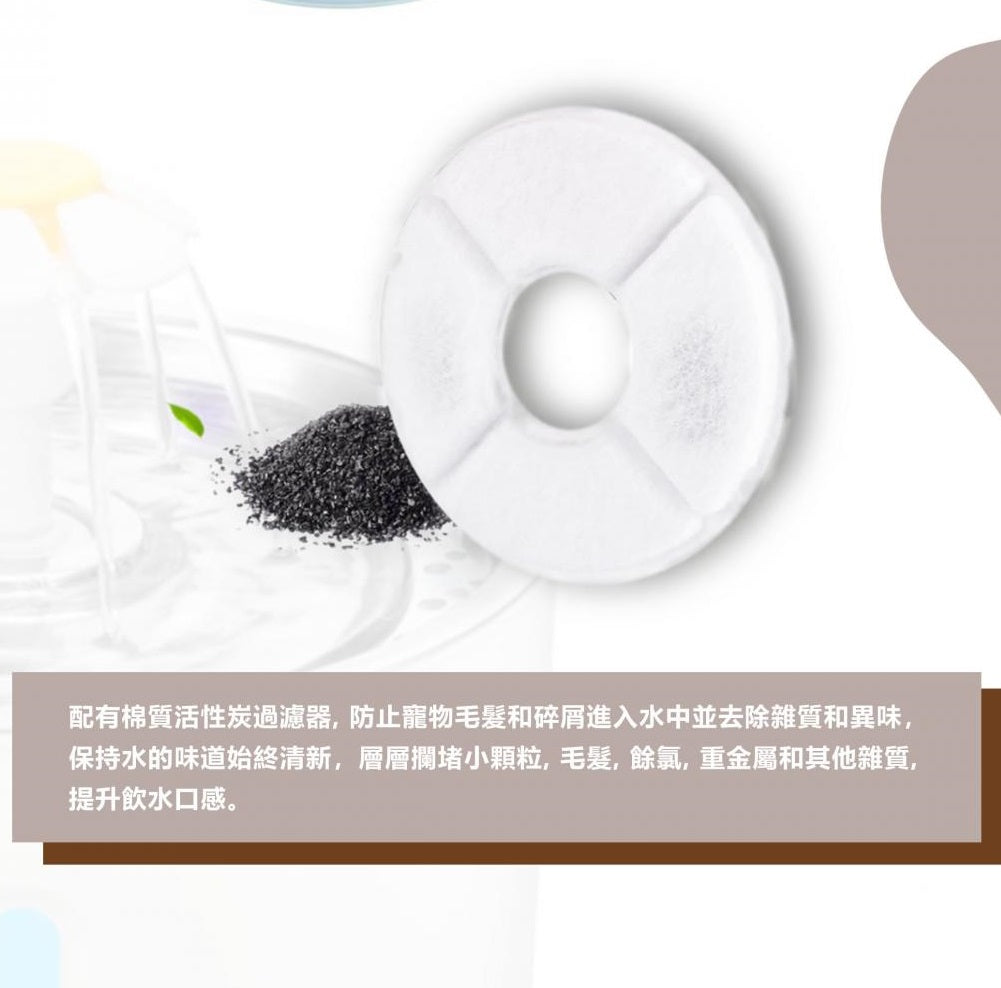 KUSA - 寵物飲水機濾芯 (一盒4塊) PetZone WF100 Filter Kusa