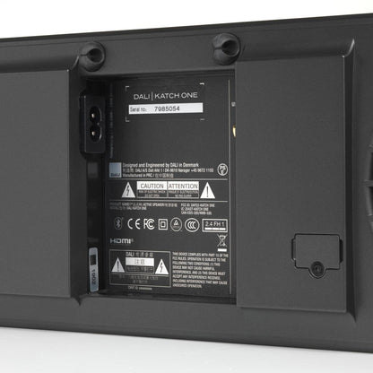 Dali - Katch One Sound bar TV sound bar Black Bluetooth AAC aptX Active Subwoofer