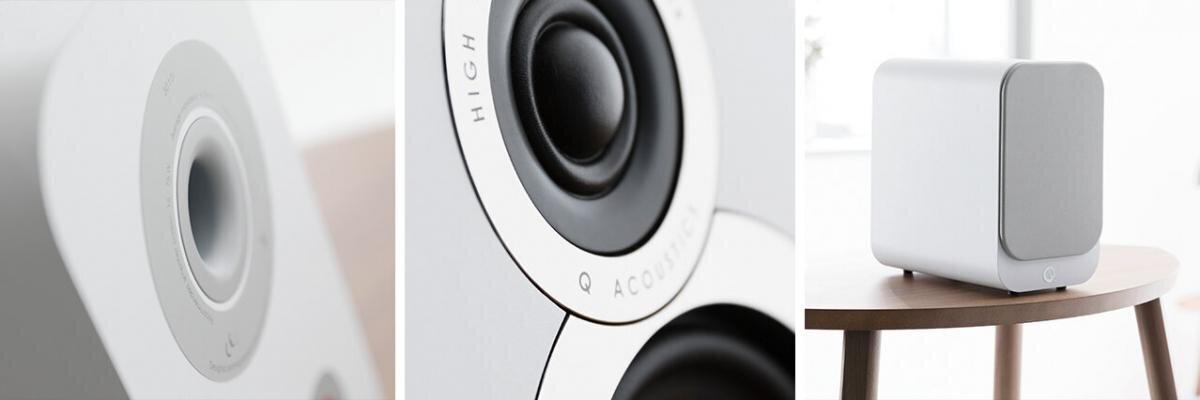 Q Acoustics - QA3020i 書架喇叭 （黑色）【香港行貨】 Q Acoustics