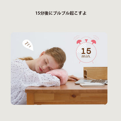Lourdes - [Hong Kong licensed goods] Animal shape nap temperature sensing timer hand pillow AX-KXL4100 (Shiba Inu)