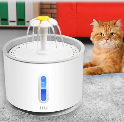 Kusa - PetZone WF100 Smart Silent Circulating Water Pet Drinking Fountain | Cats and Dogs | LED Night Light [Hong Kong Licensed Product]